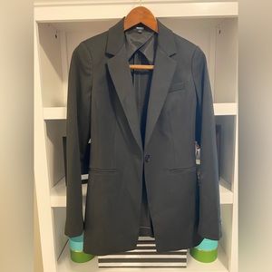 EXPRESS black oversized boyfriend blazer